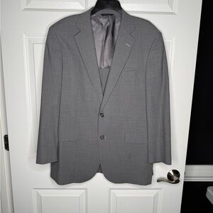 Brooks Brothers Gray Pinstripe Madison BrooksCool Pinstripe Blazer Sport Coat 43